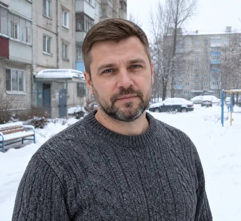 Результат: ровный тёмно-русый цвет без седины, борода и лицо те же